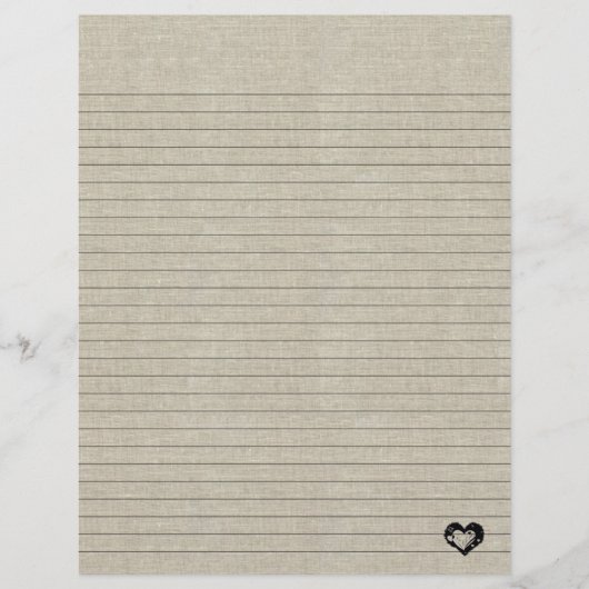 ライニングレシピ挿入ページのリネンの外観 チラシ (正面)