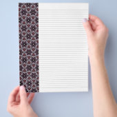 ライニング付きバインダー紙8.5"x11"フィットエイブリィカスタムー チラシ (手)