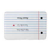 ライニング紙シーおもしろいトカスタム バスマット (正面)