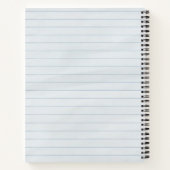 ライニング紙 ノートブック (裏面)