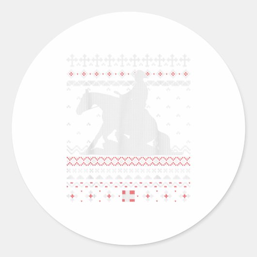 ライニング馬ウェスタン乗馬 ラウンドシール (正面)