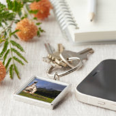 ライヌイという,孤立した美しい教会 キーホルダー (側面)