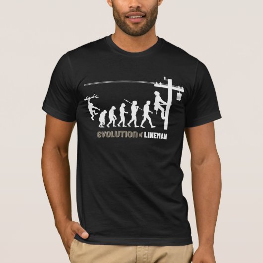 ライネンの進化 Tシャツ (正面)