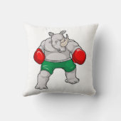 ライノアットボクシングとボクシング手袋 クッション (裏面)