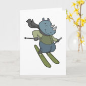 ライノスキーヤスキー カード (黄色い花)