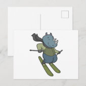 ライノスキーヤスキー ポストカード (正面/裏面)