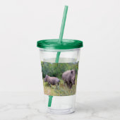 ライノママ&ベビータンブラー アクリルタンブラー (裏面)