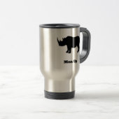 ライノマンアップブラック トラベルマグ (正面右)