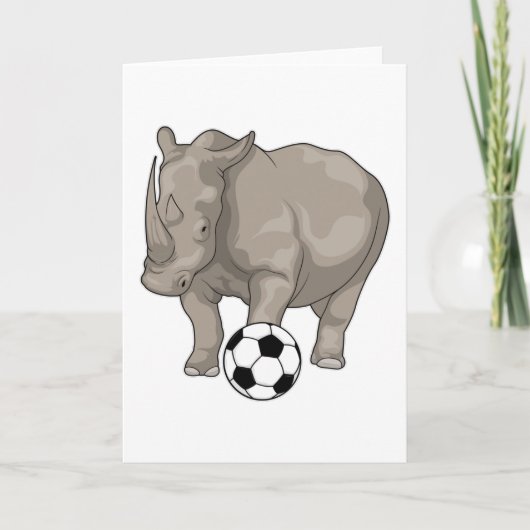 ライノ サッカー選手 サッカー カード (正面)
