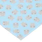 ライノ・バースデー・パーティー・ブルー テーブルクロス (アングル)