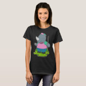 ライノ ビリヤード キュー スポーツ Tシャツ (正面フル)