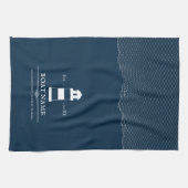 ライパーソナライズされたトハ航海のウス キッチンタオル (横)