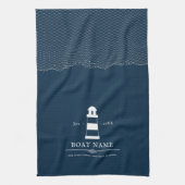 ライパーソナライズされたトハ航海のウス キッチンタオル (縦)