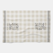 ライパーソナライズされたド湖の方が人生は良い キッチンタオル (横)