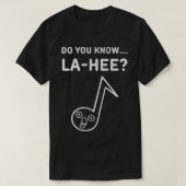 ライヒの音楽アパレルおもしろいをご存知か Tシャツ (デザイン正面)
