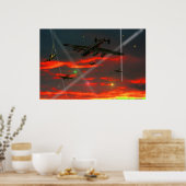 ライヒへのランカスター襲撃 ポスター (キッチン)