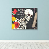 ライビングザライターズライフキャンバスの壁の装飾 キャンバスプリント (インサイチュ (ウッドフロア))