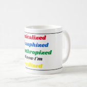 ライフおもしろいマグのことわざ コーヒーマグカップ (正面右)