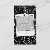 ライフおもしろい自然スケッチノートパターン4 + 5 名刺 (裏面)