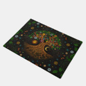 ライフお洒落の木 – Yggdrasil ドアマット (アングル)
