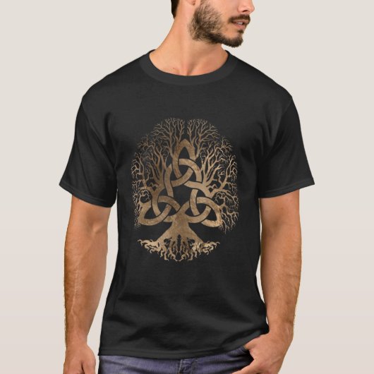 ライフお洒落の木Yggdrasil 1 Tシャツ (正面)