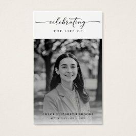 ライフお祝いの写真祈りの言葉カード