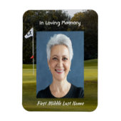 ライフお祝いキープサクゴルフコースゴルフ マグネット (縦)