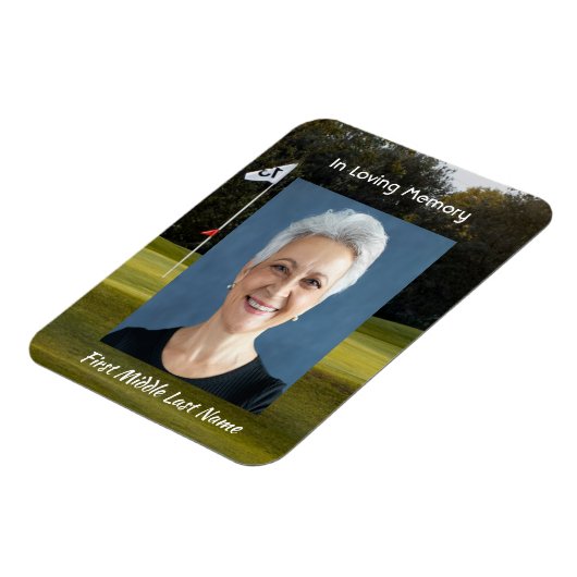 ライフお祝いキープサクゴルフコースゴルフ マグネット (左側)