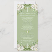 ライフお祝いバラ葬儀サンキューカード (裏面)