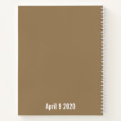 ライフお祝いフローラゲストブック ノートブック (裏面)