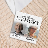 ライフお祝いボタンのダブル 缶バッジ