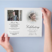 ライフお祝い折り畳みプログラムのソフト チラシ (手)