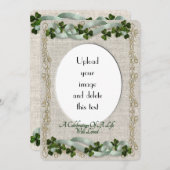 ライフお祝い招待状アイルランドテーマ 招待状 (正面/裏面)