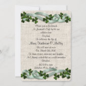 ライフお祝い招待状アイルランドテーマ 招待状 (裏面)