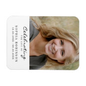 ライフお祝い記念撮影祈りの言葉記念 マグネット (横)