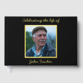 ライフお祝い金箔フォト葬儀 ゲストブック (正面)