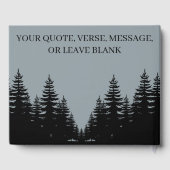 ライフお祝い魚釣り葬儀記念 ゲストブック (裏面)