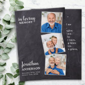 ライフお祝い3写真葬式祈りの言葉カード