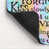 ライフかわいらしは短い感動的引用文 マウスパッド (コーナー)