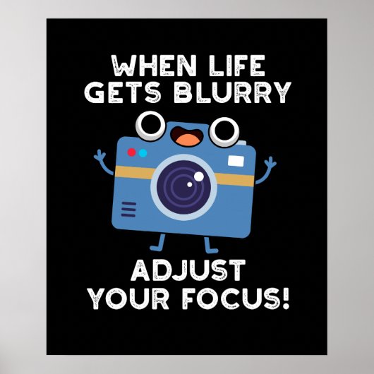ライフがぼやけた時にフォーカスカメラのパンを調整 ポスター (正面)