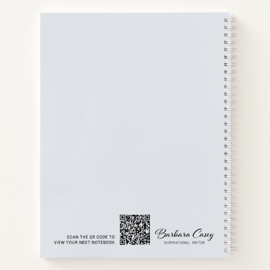 ライフがジャーナリンやる気を起こさせるグ・プロンプトを必要としていること ノートブック (裏面)