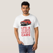 ライフが短すぎる – 退屈 – Saab 96 - DIY Tシャツ (正面フル)