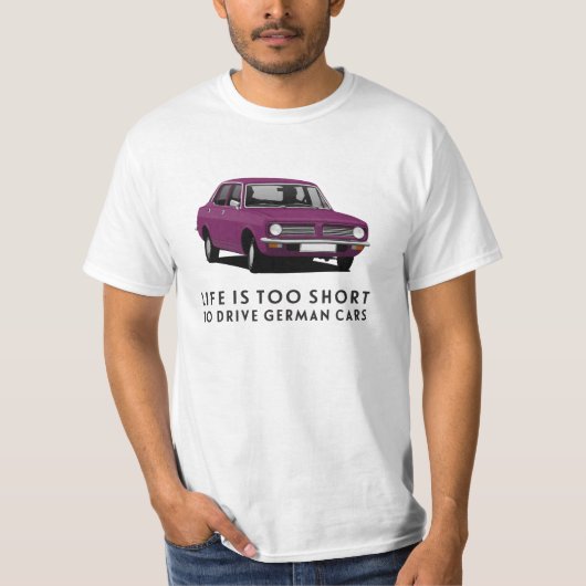 ライフが短すぎる – Morris Marina すごい 10色 Tシャツ (正面)