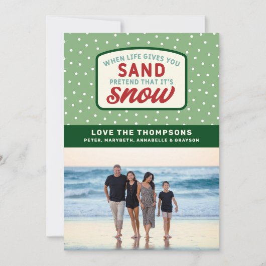 ライフが砂をくれたら サンドビーチホリデー クリスマス (正面)