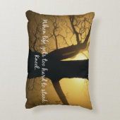 ライフが立つには懸命を取得する場合は、Kneel引用文 アクセントクッション (裏面(縦))