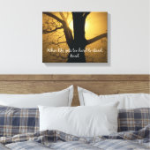 ライフが立つには懸命を取得する場合は、Kneel引用文 キャンバスプリント (インサイチュ (寝室))