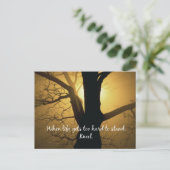 ライフが立つには懸命を取得する場合は、Kneel引用文 ポストカード (スタンド正面)