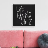 ライフにはctrl+zの文字がない キャンバスプリント (インサイチュ (リビング))