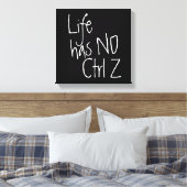 ライフにはctrl+zの文字がない キャンバスプリント (インサイチュ (寝室))