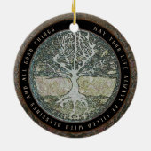 ライフに恵みメッセージ セラミックオーナメント (裏面)